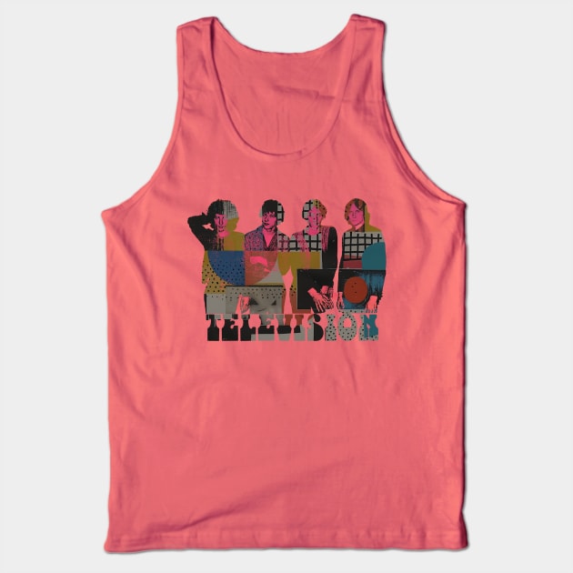 Television Tank Top by HAPPY TRIP PRESS